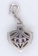 Judith Ripka Amethyst Heart Pendant