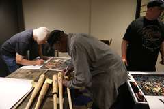 Warriors Cast Autographed X7 Baseball Bat James Remar +6 Exact Proof