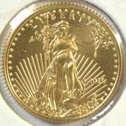 Pristine Superb Gem BU 2016 $5 American Gold Eagle coin