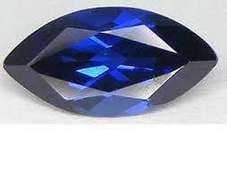 3X6MM MARQUISE LAB SAPPHIRE LOOSE GEMSTONE
