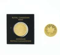 Two .999 Pure Gold Maple Leaf Coins