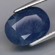 Stunning 6.60ct UNHEATED big blue Sapphire