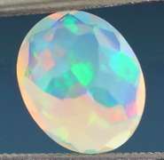 Excellent glittering 1.69ct faceted Jelly Opal