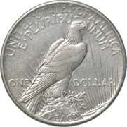1921 Peace Silver Dollar