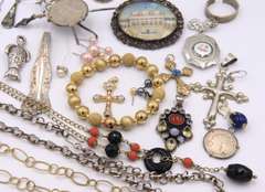 Group Lot of Vintage Sterling Silver Jewelry