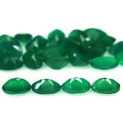 Stunning 11.47ct mint green Botswana Agate set