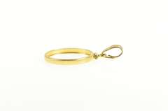 14K Yellow Gold 1/4 oz. Gold Panda Coin Holder Bezel Pendant