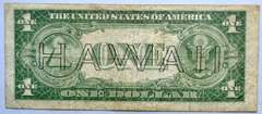 $1 1935 A Hawaii Emergency Issue Silver Certificate Fr2300