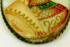 Large Handpainted Russian Princess Brooch