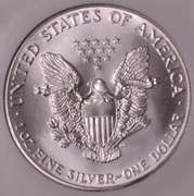 1987 American Silver Eagle NGC MS69