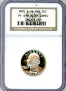1976-S Silver Proof Washington Quarter in NGC PF69* Ultra Cameo