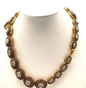 Lavish Mine Cut Diamond Necklace