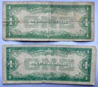 $1 1928 A &B Funnyback Silver Certificates