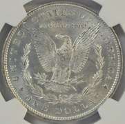 Scarce near Gem BU 1880 Morgan Silver Dollar. NGC MS64