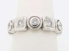18k Geometric Diamond Ring