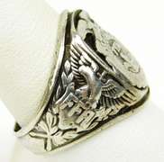 Vintage Future Farmers of America Sterling Ring, Size 10