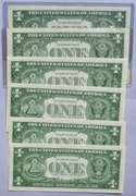 9 CH CU $1 1957 Silver Certificates