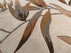 MODERN HAND MADE CARVED RUG 5x8