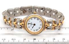 Caravelle 2 Tone Quartz Ladies Watch