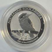 Superb Gem BU pure Platinum $15 Australia Kookaburra in capsule
