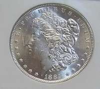 1885 Morgan Dollar NGC BU, Magnificent