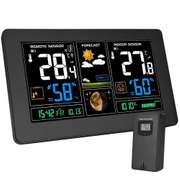 Big Screen Weather Forecast Clock Wireless Radio