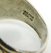 Vintage Future Farmers of America Sterling Ring, Size 10