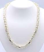 Italian Sterling Silver Byzantine Necklace