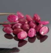 Rare heated only 11.43ct Ruby set from Madagascar