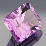 Superb 11.29ct concave emerald cut Bolivian Amethyst