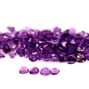Stunning 12.15ct heart cut real Brazilian Amethyst set