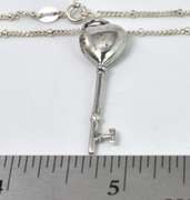 Silver Key Necklace