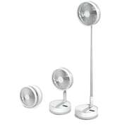 Folding Fan USB Desktop Fan w/ Remote Control Pedestal