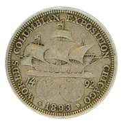 1893 Columbian Silver Commmemorative Half Dollar
