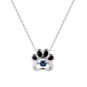 'PAW' Pendant in dancing stone