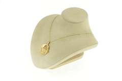 14K Yellow Gold 1960's Ruby Flower Diamond Star Photo Locket Pendant