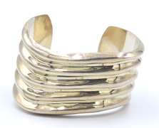 Vintage Sterling Silver Mexico Signed Wide Cuff Bangle