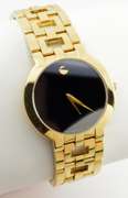 Iconic Men's Movado Museum Classic in Gold PVD
