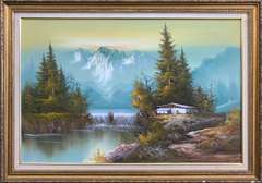 Framed Original Oil Painting Signed