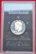 4 X 1971 S Ike Brown Box Proof Silver Dollars