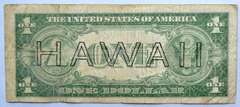 $1 1935 A Hawaii Emergency Issue Silver Certificate Fr2300