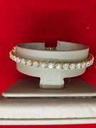 Certified Ladies Tennis Bracelet 18k gold and 9.12 carat of Natural Diamonds