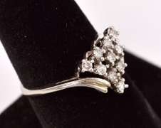 Fantastic Freestyle Diamond Ring in 14K Yellow Gold