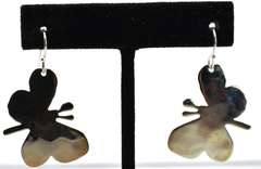 Silver Butterfly Earrings