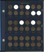 220 Diff. Lincoln Cents 1909 to 1995 in Whitman album
