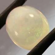 Snow white! FULL BODY 2.61ct fairy fire Welo Opal