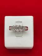 14K WHITE GOLD AND DIAMOND BAND