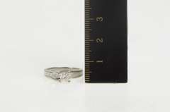 Platinum 1.31 Ctw Princess Cut Diamond Engagement Ring