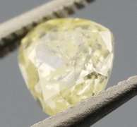 Gorgeous .41ct pear cut yellow Diamond