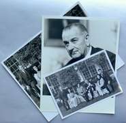 3 Assorted LBJ Presidential Photos